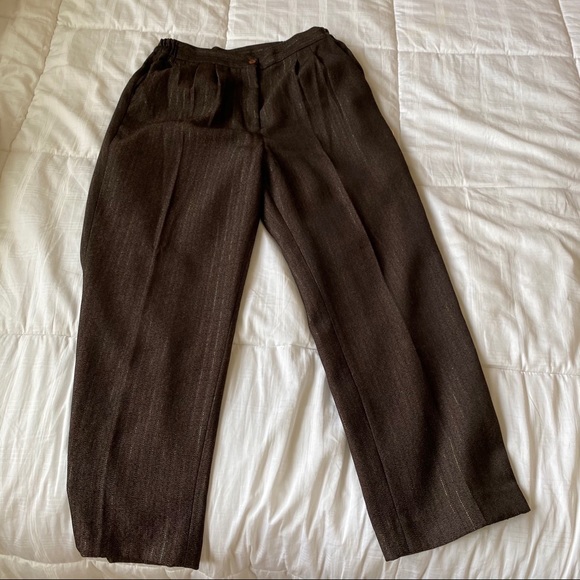 Vintage High Waisted Trousers - Picture 9 of 11